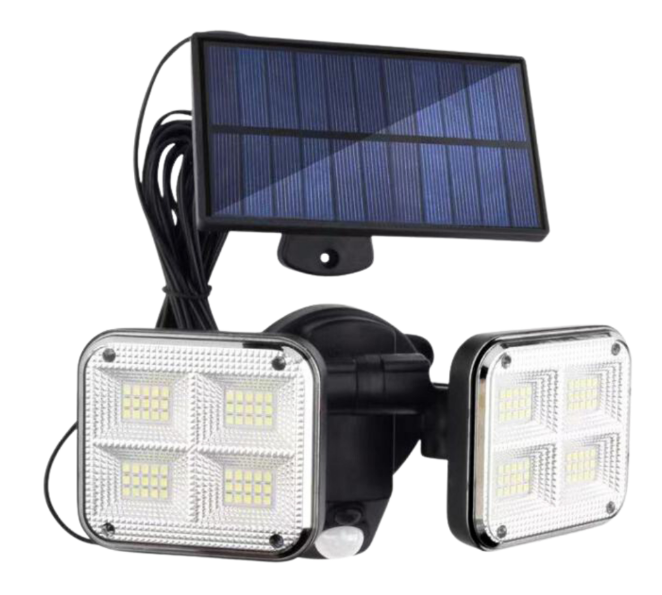 Lámpara Solar LED con Sensor y Control