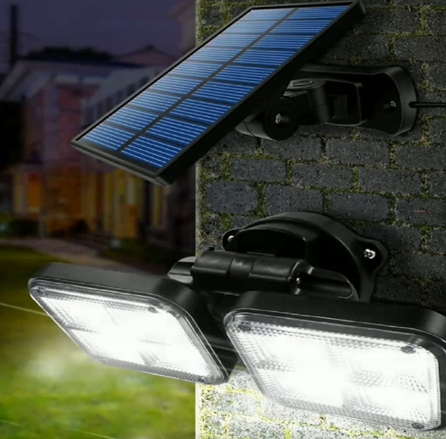 Lámpara Solar LED con Sensor y Control