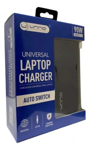 Cargador Universal para Laptop UNNO TEKNO 90W (Auto Switch)